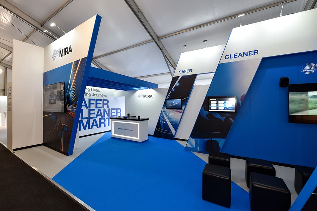 Horiba Mira exhibition stand, image 2