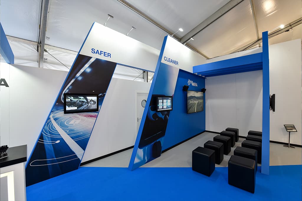 Horiba Mira exhibition stand, image 3