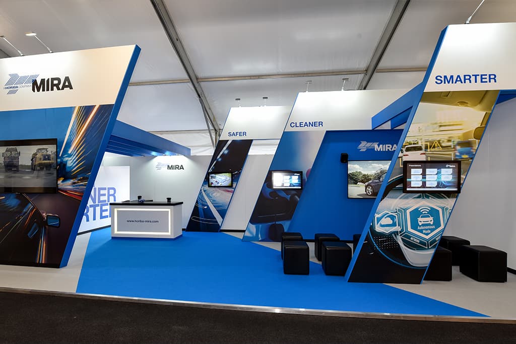 Horiba Mira exhibition stand, image 5